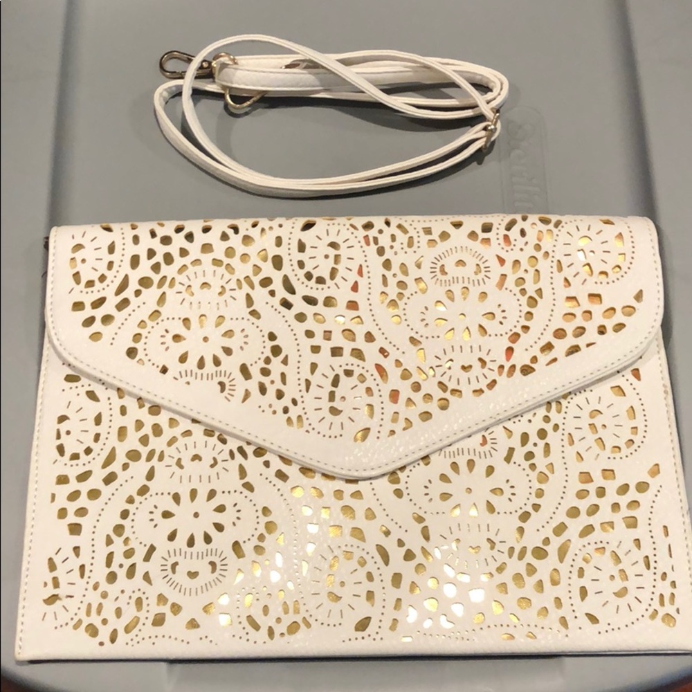 White Festival Clutch